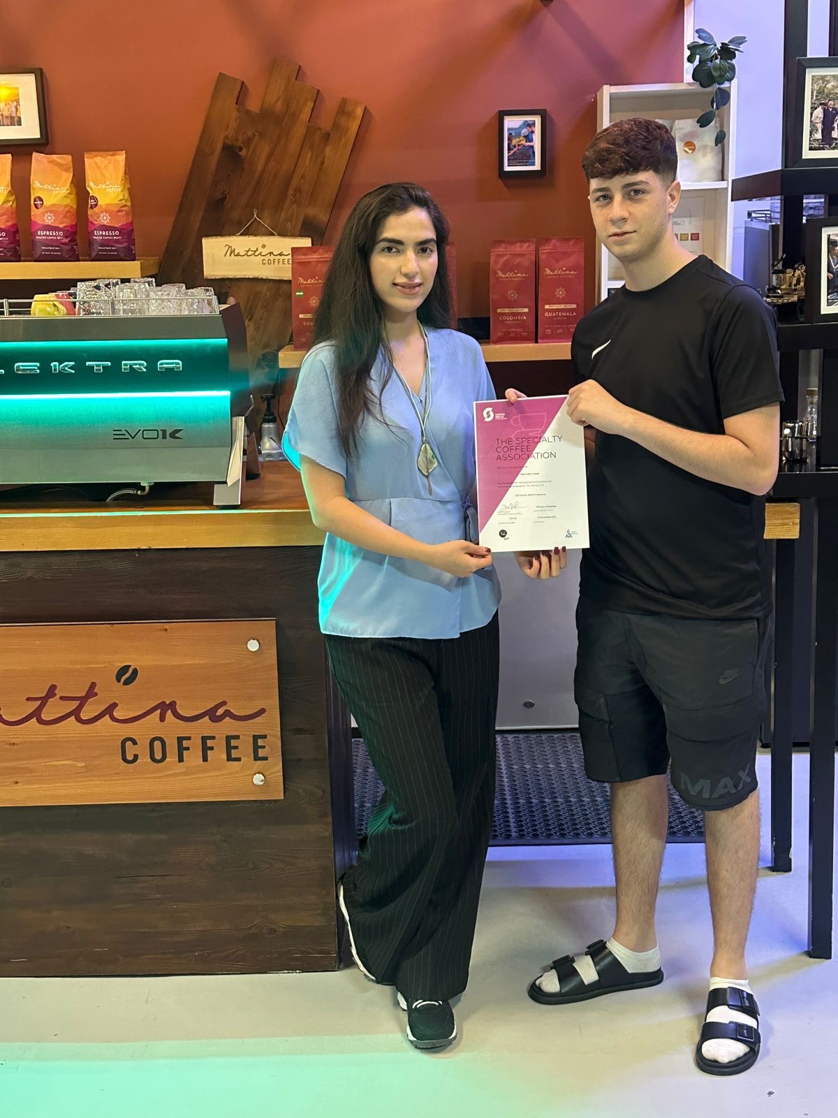 Official certificate for a course completed with Authorized SCA Trainer Maryam Tabatabaei.
