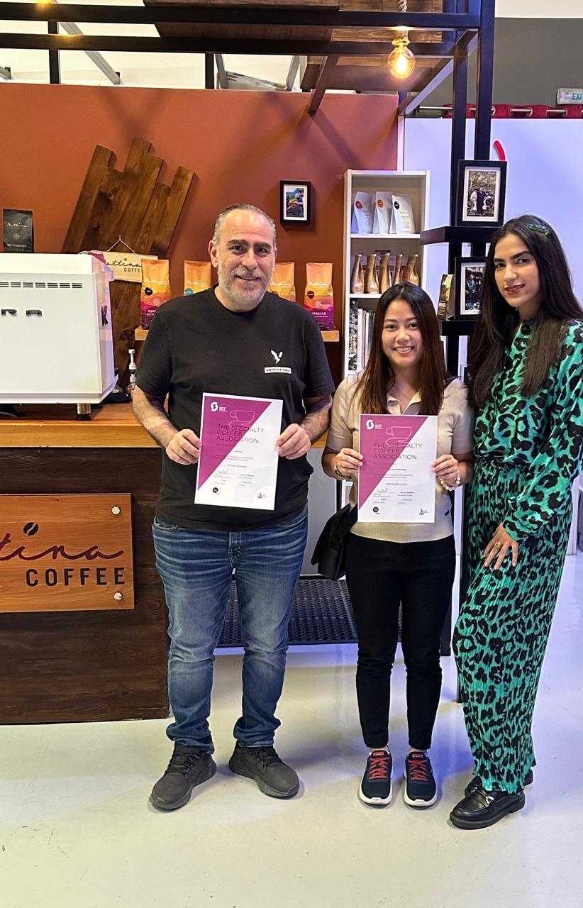 Official certificate for a course completed with Authorized SCA Trainer Maryam Tabatabaei.