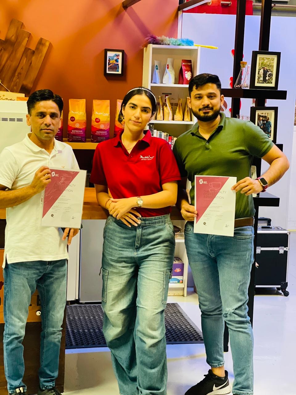 Official certificate for a course completed with Authorized SCA Trainer Maryam Tabatabaei.