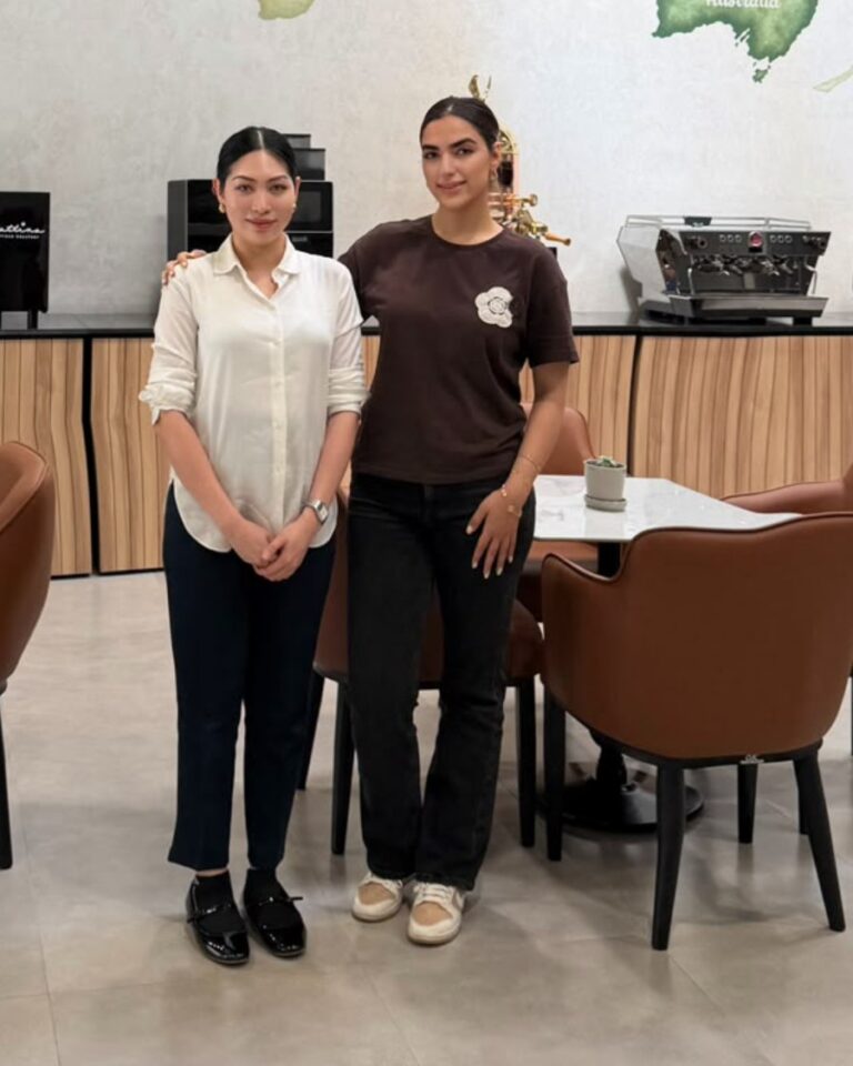 May, SCA graduate, with Maryam Tabatabaei